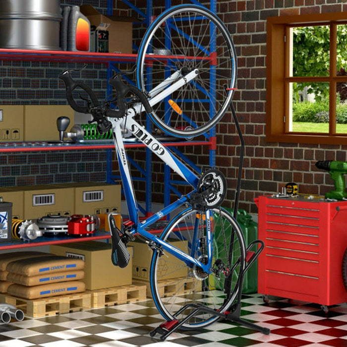 Premium Vertical Horizontal Floor Rack Bike Stand