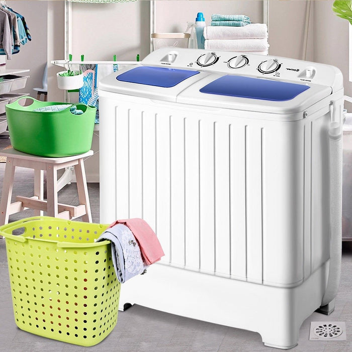 Premium Washing Machine Compact Mini Portable Clothes Washer Apartment Camping Laundry Machine