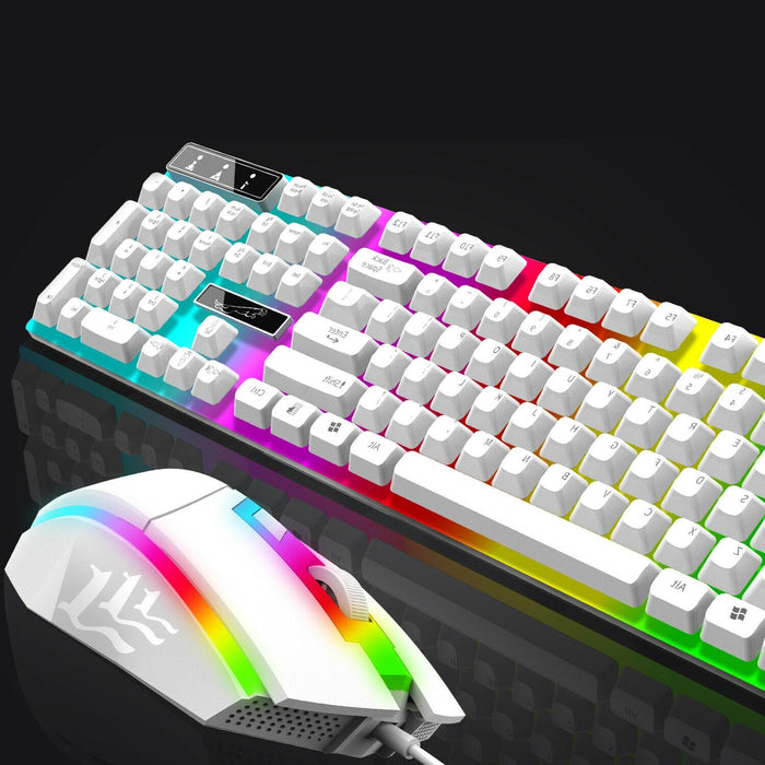 Premium White LED Gaming Mechanical Keyboard