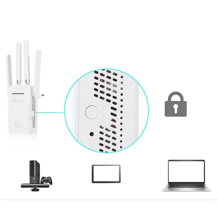 Premium Wifi Extender Range Signal Booster Wireless Network Repeater 300mb