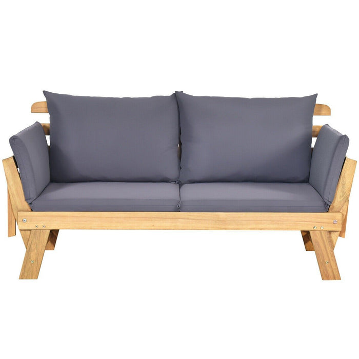 Premium Wood Modern Daybed Sofa Couch for Adults