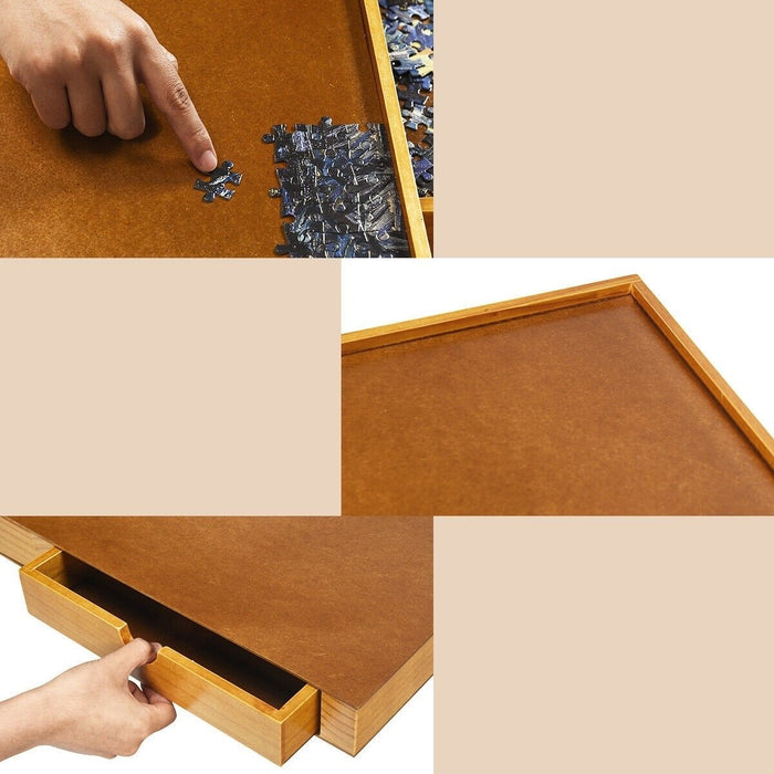Premium Wooden Jigsaw Puzzle Table with 4 Drawers 1500pc