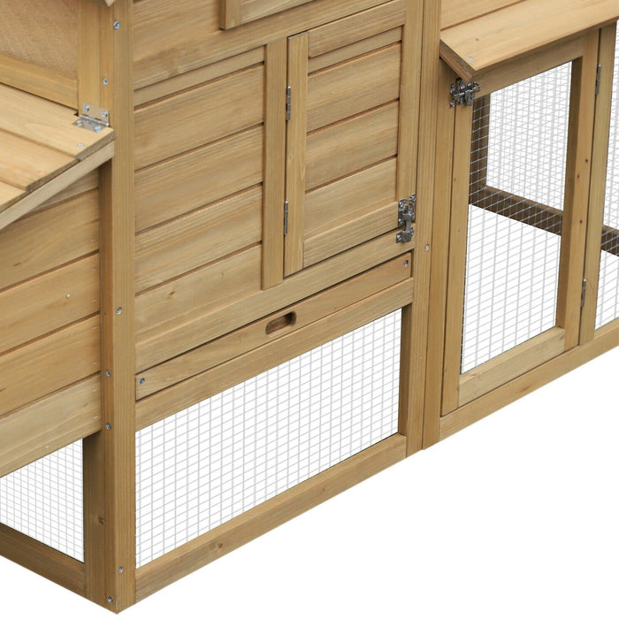 Premium Wooden Outdoor Chicken Coop Hen House with Nesting Box