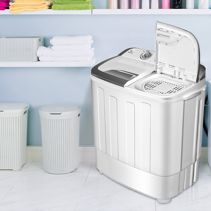 Premium Portable Washing Machine Twin Tub Laundry Compact Mini Washing Machine