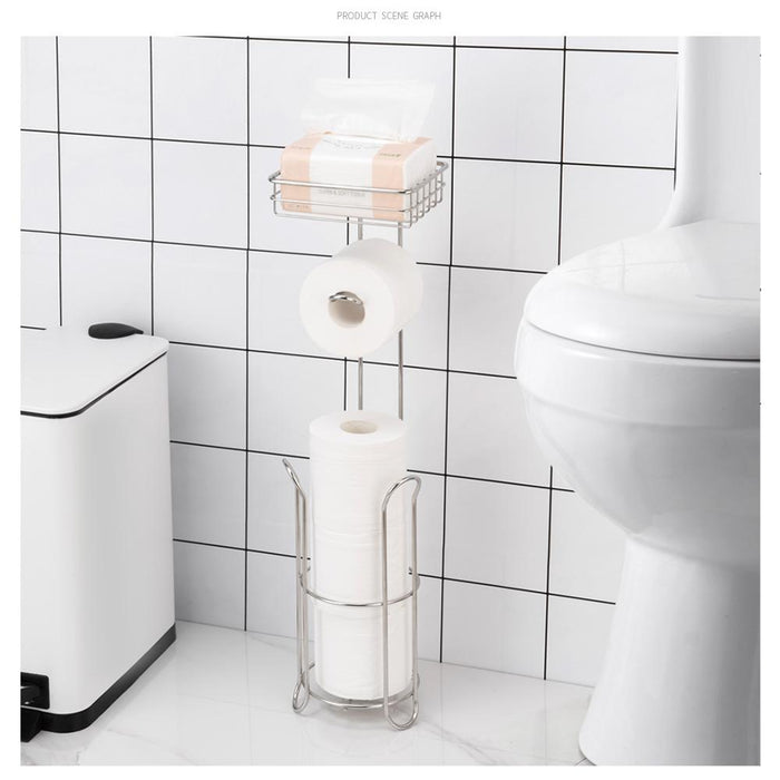 Free Standing Toilet Paper Roll Holder