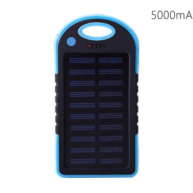Portable Solar Powered Cell Phone Battery Charger