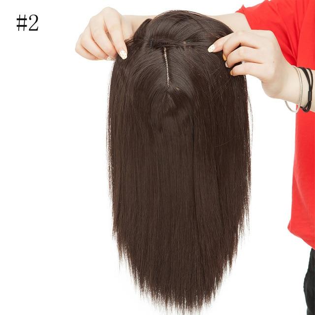 Clip On Hair Topper Pieces Synthetic Wiglet For Women