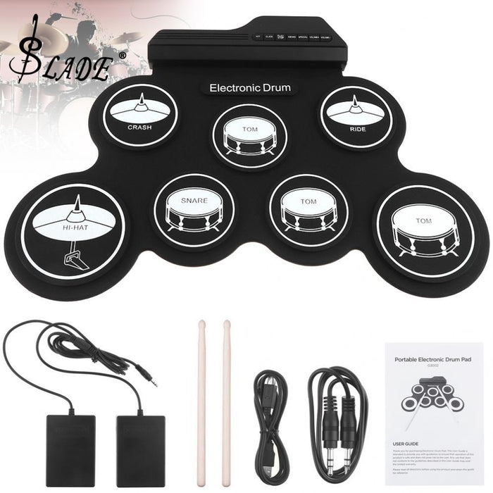 Digital Electronic Drum Pad Set