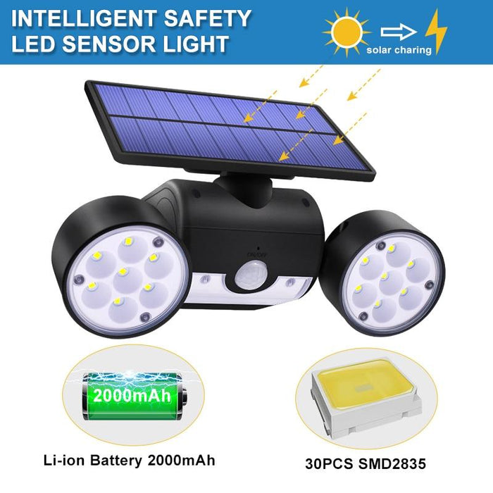Solar Motion Security Sensor Light