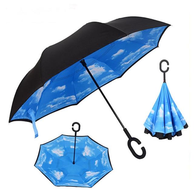 Upside Down Inverted Rain Umbrella