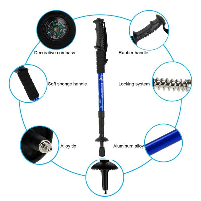Collapsible Trekking Pole For Hiking