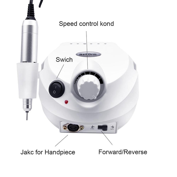 Professional Electric Nail File Drill Machine Kit