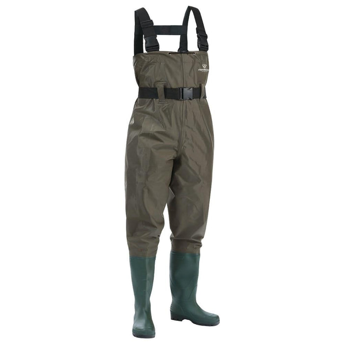 Premium Breathable Mens' Fishing Chest Waders With Boots
