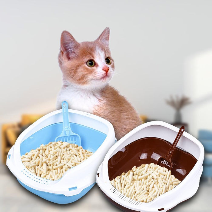 Kitty Cat Litter Box Small Corner Furniture