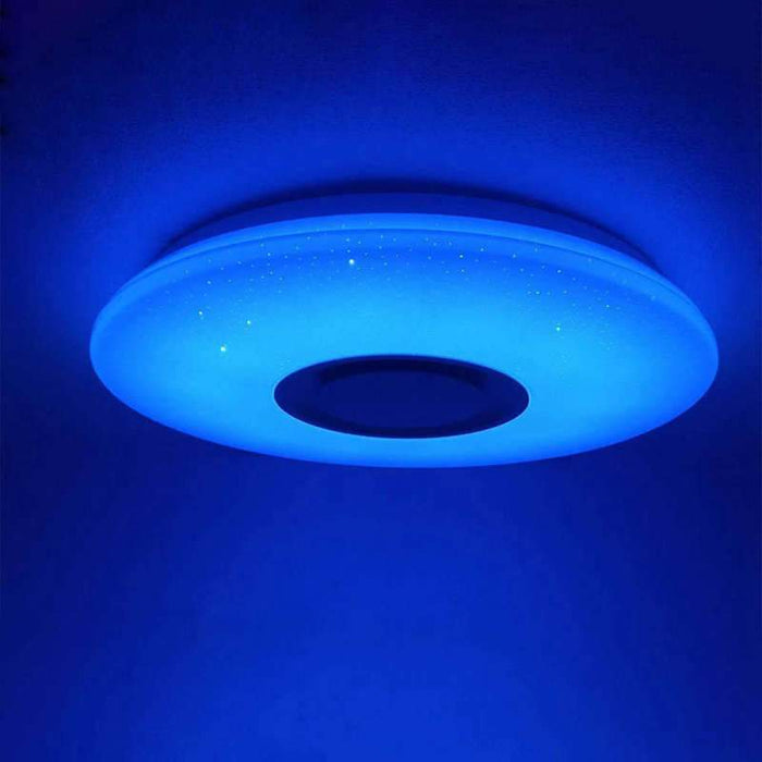 LED Flush Mount Ceiling Modern Light With Music