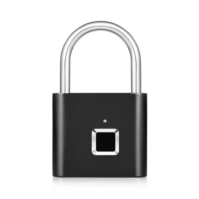 Smart Fingerprint Biometric Padlock | Zincera