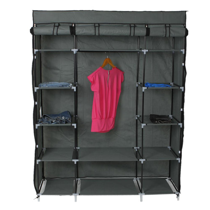 Portable Wardrobe Clothes Closet Heavy Duty Storage Organizer