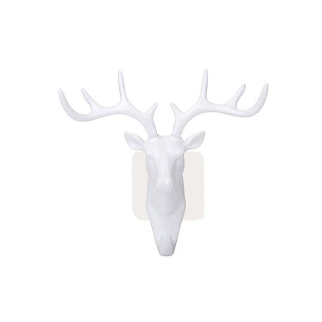 Deer Head Key Holder Hooks For Wall