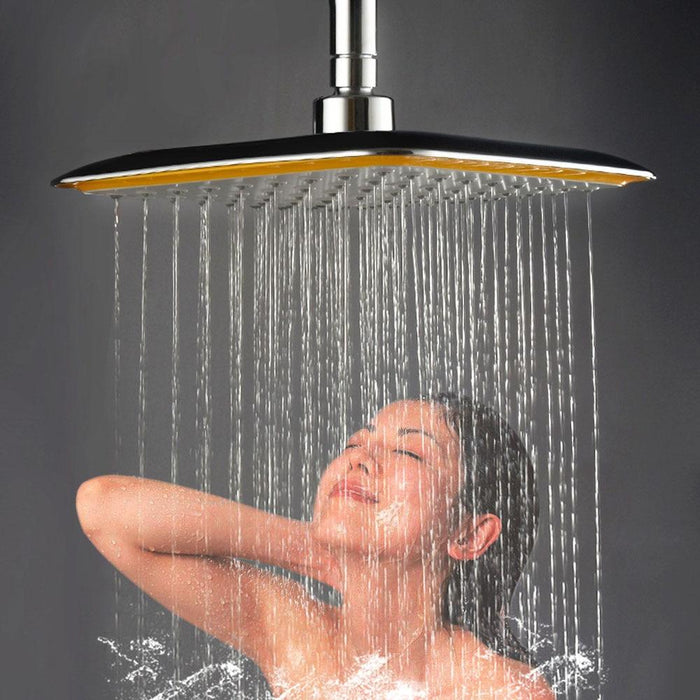 Rainfall Shower Head Square Stainless Steel | Zincera