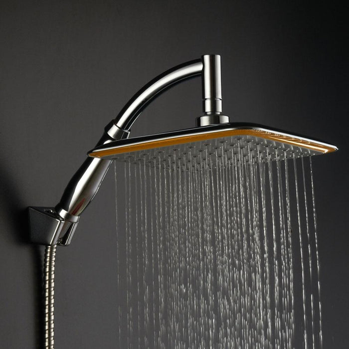 Rainfall Shower Head Square Stainless Steel