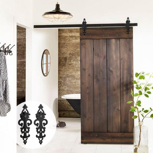 Premium Sliding Barn Door Hardware Kit | Zincera