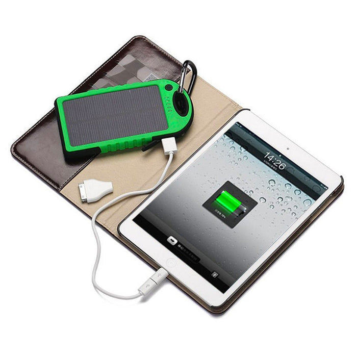 Portable Solar Powered Cell Phone Battery Charger
