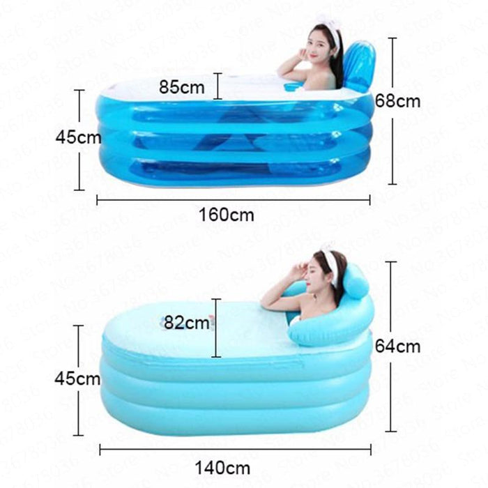 Portable Stand Alone Inflatable Bathtub For Adults