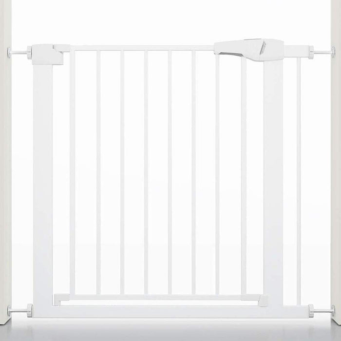 Wide Baby Walk Through Fence Gate With Door Pressure Mounted