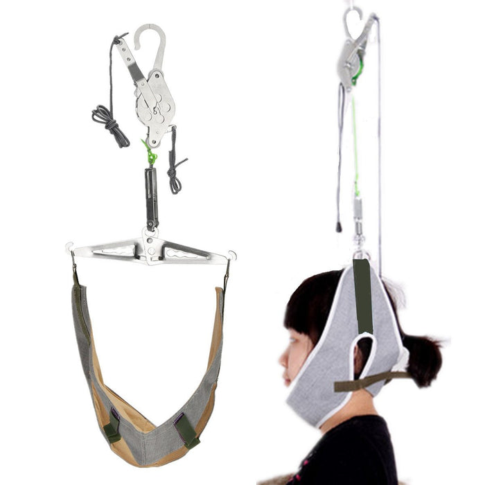 Cervical Neck Traction Stretcher Device