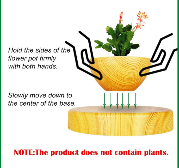 Levitating Magnetic Bonsai Tree Planter Pot
