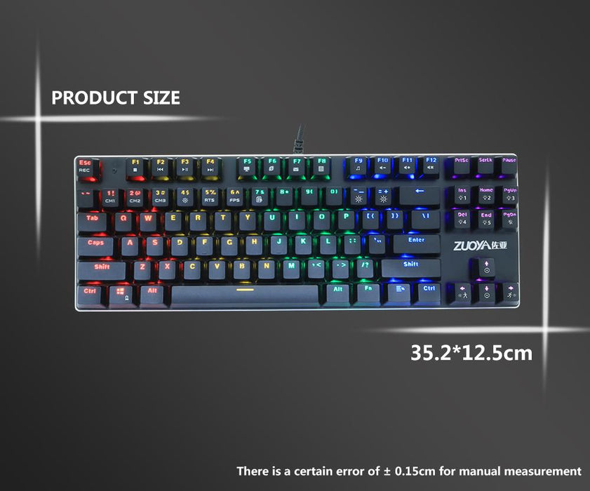 Rainbow RGB Mechanical Gaming Keyboard For PC