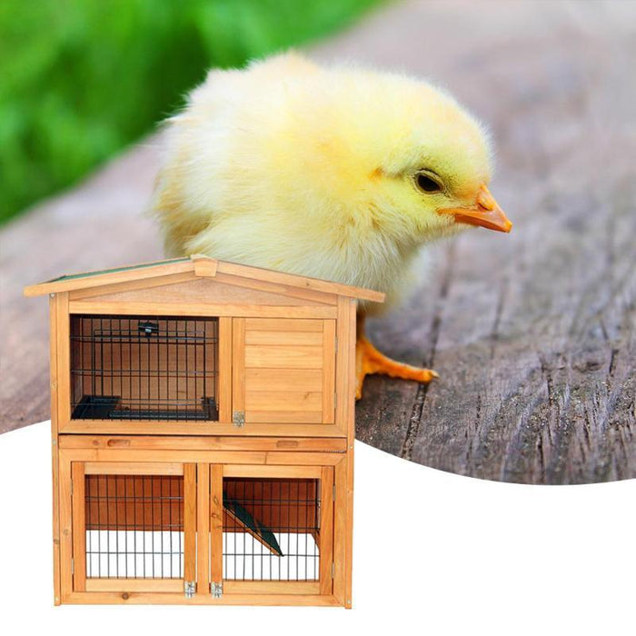 Large Indoor Outdoor Rabbit Hutch Cage House 40in