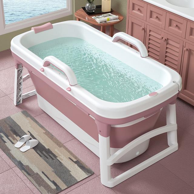 Extra Large Foldable Stand Alone Bathtub For Adults