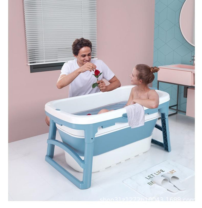 Large Foldable Stand Alone Portable Bathtub For Adults