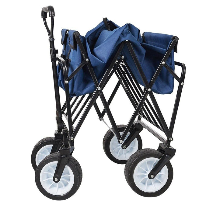 Heavy Duty Collapsible Folding Utility Beach Wagon All Terrain Cart