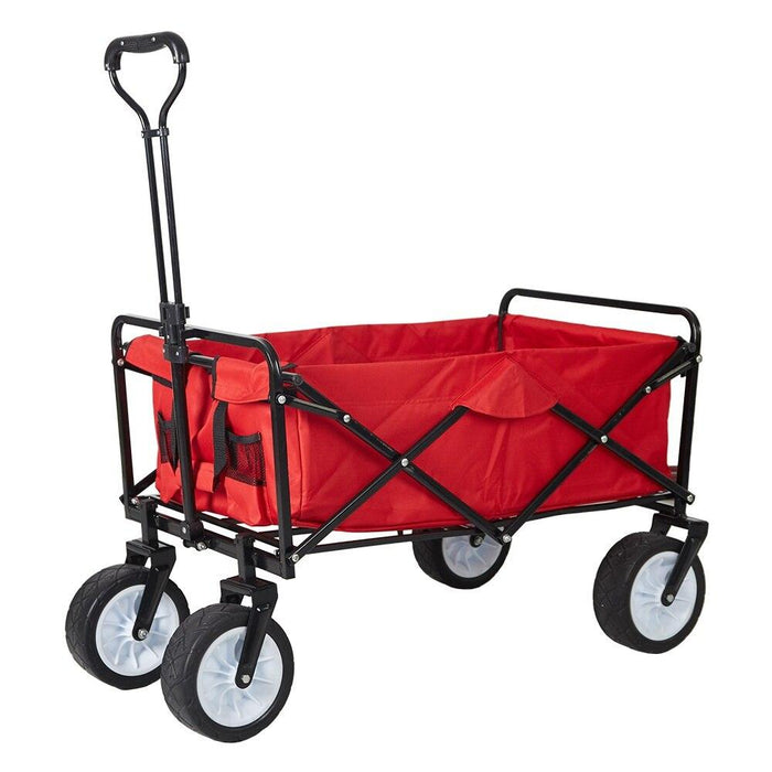 Heavy Duty Collapsible Folding Utility Beach Wagon All Terrain Cart