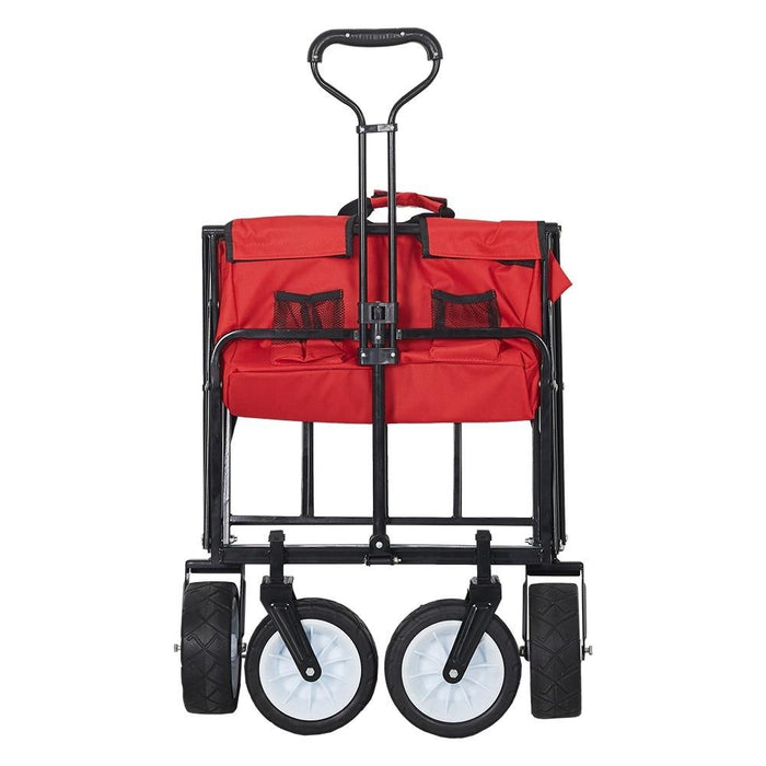 Heavy Duty Collapsible Folding Utility Beach Wagon All Terrain Cart