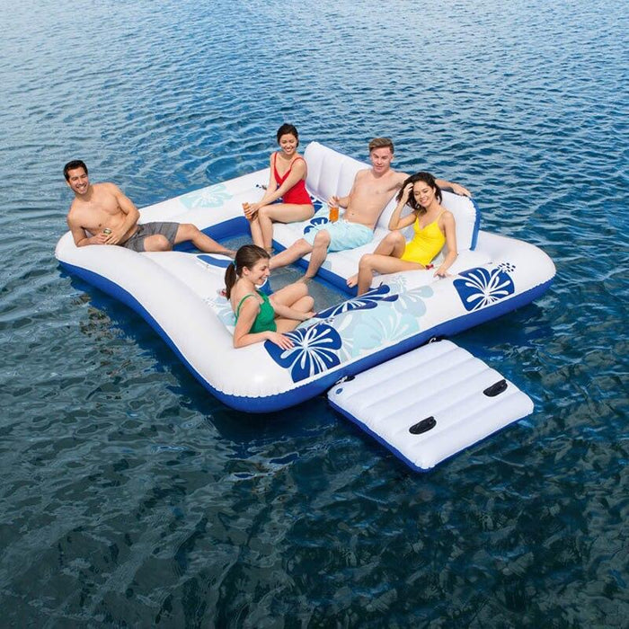Large Inflatable Party Floating 6 People Island