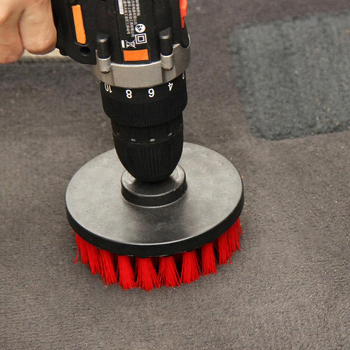 Premium Drill Cleaning Scrub Brush Power Scrubber Attachment Kit