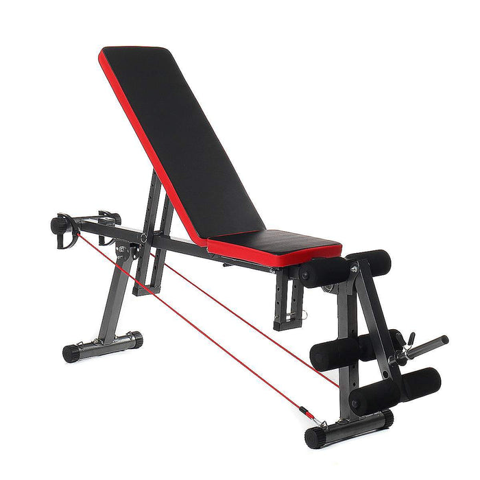 Adjustable Weight Lifting Dumbbell Workout Folding Bench