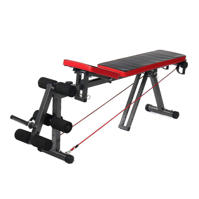 Adjustable Weight Lifting Dumbbell Workout Folding Bench