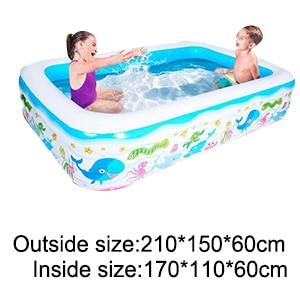 Inflatable Blow Up Above Ground Plastic Swimming Pool