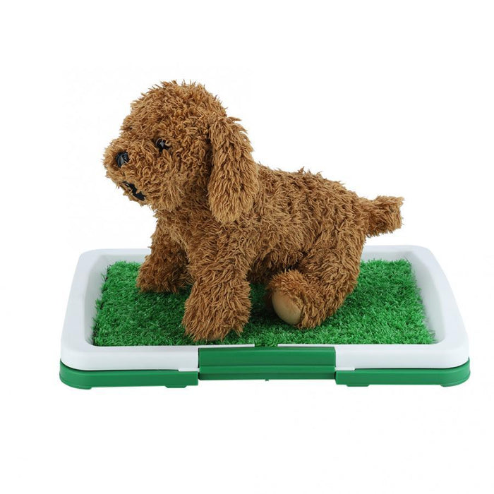 Portable Indoor Dog Porch Potty Grass Pee Pad