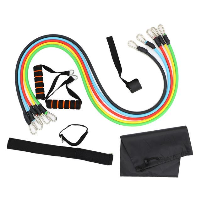 Premium Resistance Exercise Workout Bands With Handles Set