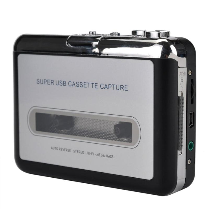 Portable Cassette To MP3 Converter And Tape Player