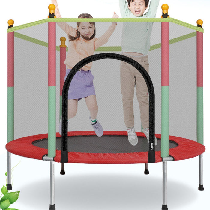 Small Indoor Jump Trampoline With Enclosure For Kids