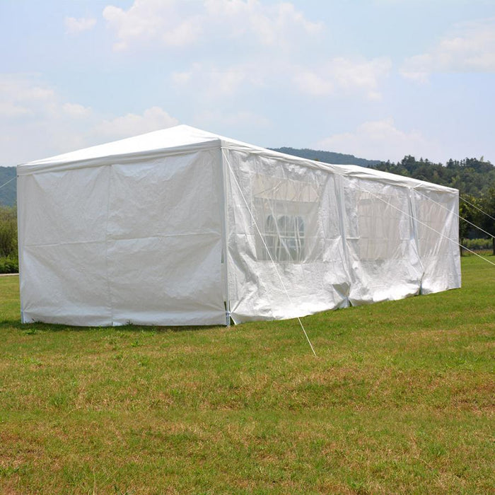 10' x 30' Portable White Party Canopy Event Tent