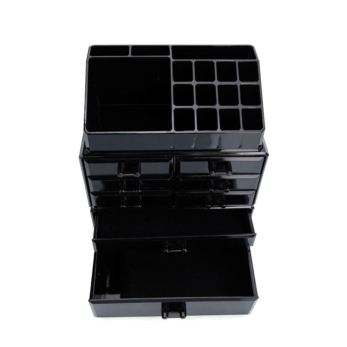 Large Countertop Makeup Storage Drawer Organizer Box