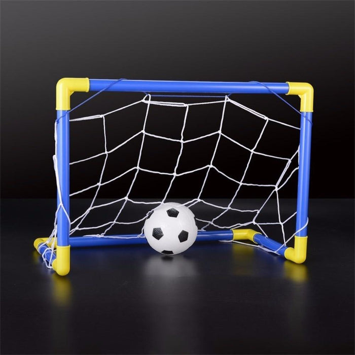 Portable Kids Soccer Goal Backyard Mini Goal Practice Net Pop Up