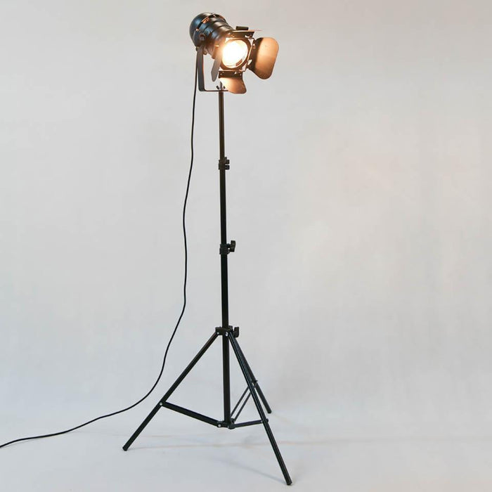 Adjustable Industrial Spotlight Work Floor Lamp